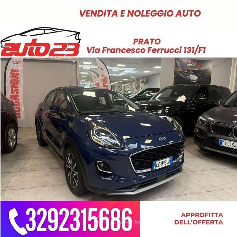 Usata Ford Puma Titanium 125 CV (91 kW) 2020 Blu SUV