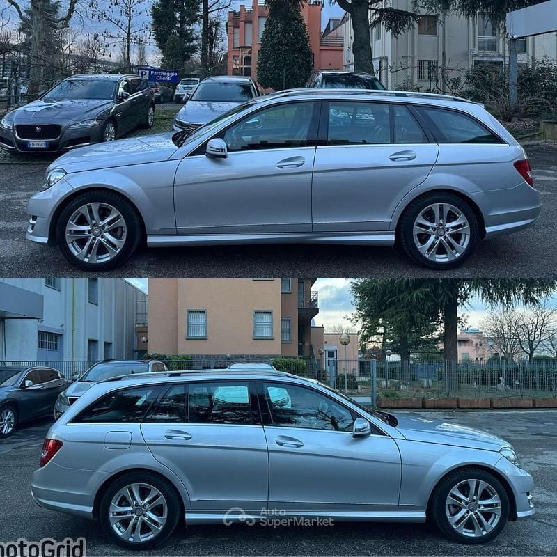 Usata Mercedes C220 Avantgarde 170 CV (125 kW) 2012 Grigio Station wagon