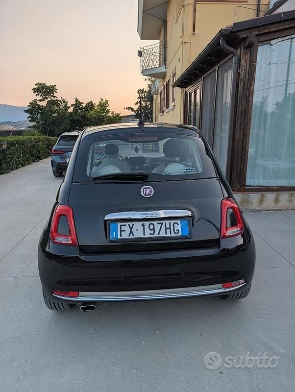 Usata Fiat 500 69 CV (50 kW) 2019 Nero Berlina