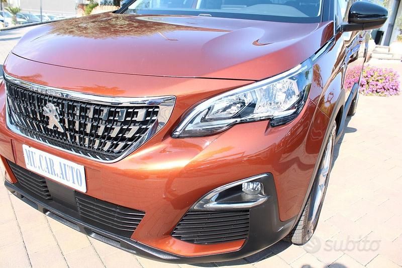 Usata Peugeot 3008 Allure 131 CV (96 kW) 2019 Arancione SUV