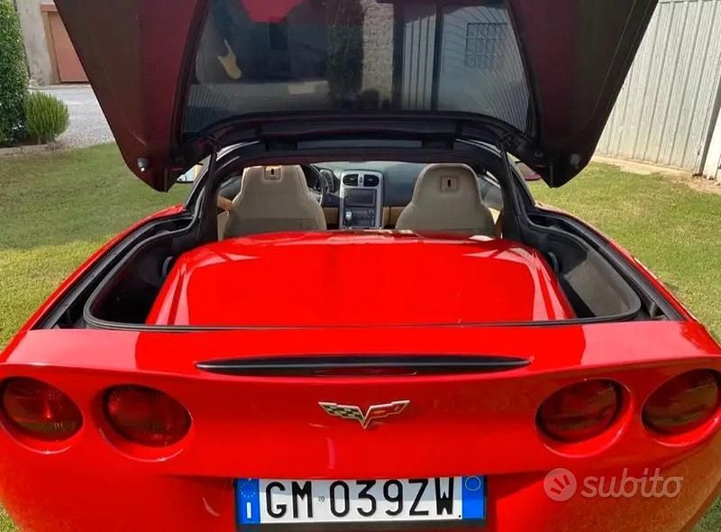 Usata Corvette C6 400 CV (294 kW) 2006 Rosso Cabrio