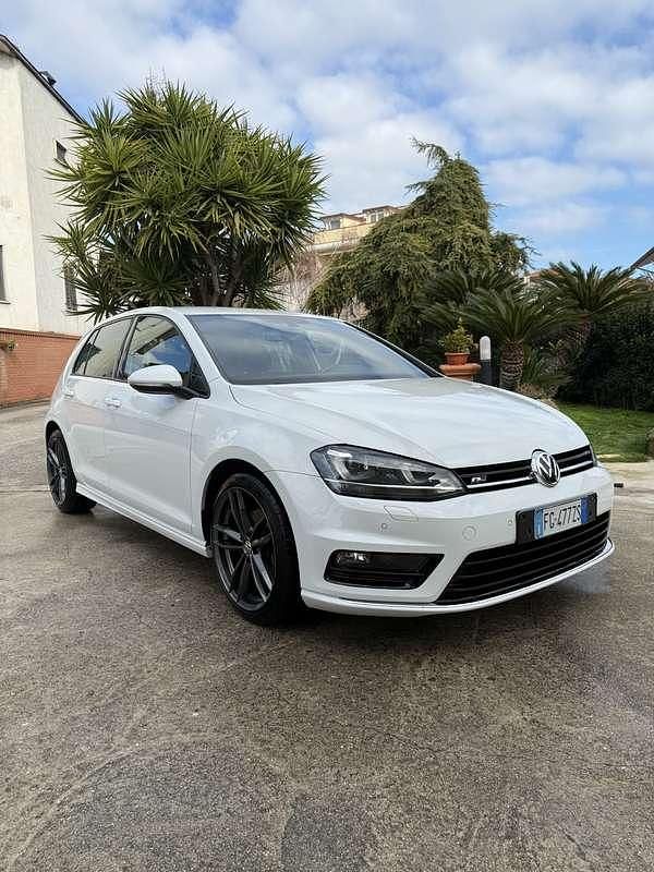 Usata VW Golf VII R-line 110 CV (80 kW) 2017 Bianco Berlina