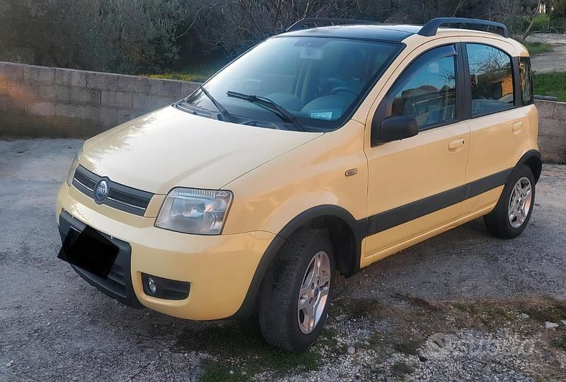 Usata Fiat Panda 4x4 2004 Giallo Utilitaria