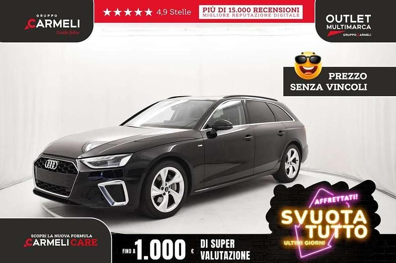 Nero mythos Usata 2024 Audi A4 S-Line Station wagon | 36.000 € (Buon prezzo) - Immagine 1/4