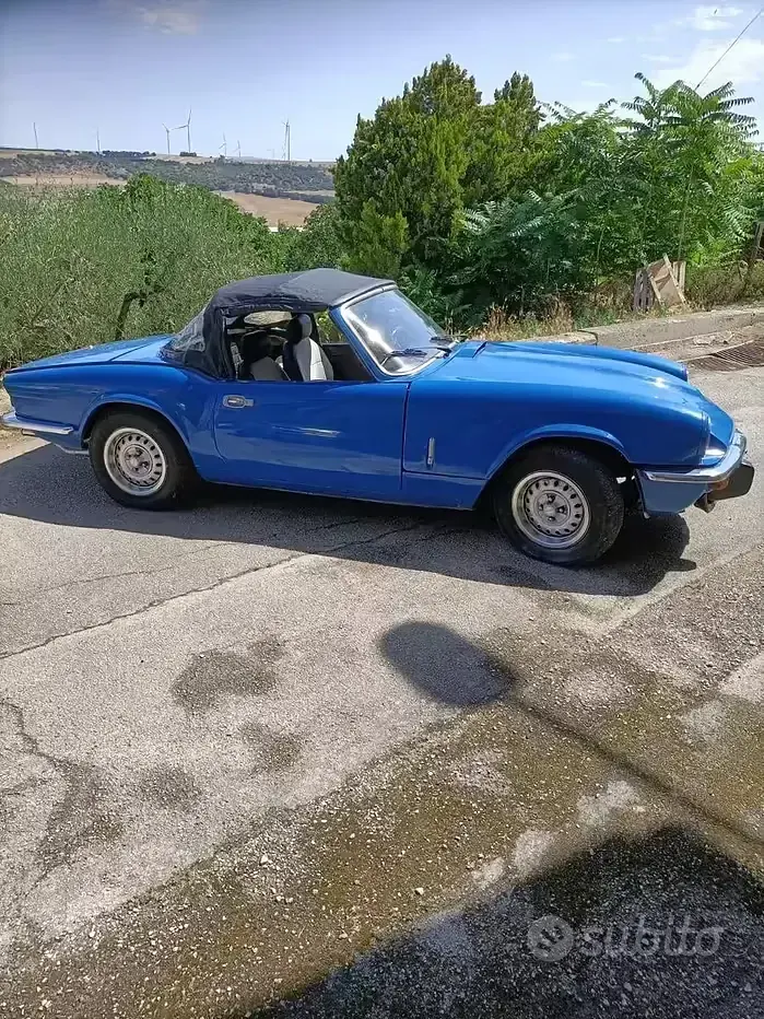 Usata Triumph Spitfire 1970 Blu Cabrio