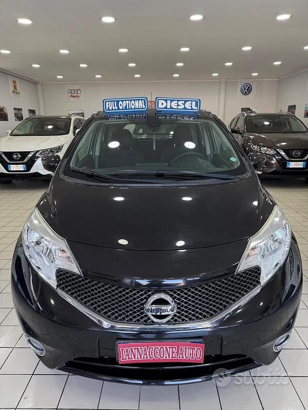 Usata Nissan Note Tekna 89 CV (65 kW) 2014 Nero Utilitaria