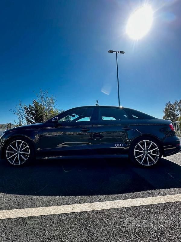 Usata Audi A3 S-Line 184 CV (135 kW) 2017 Nero Berlina