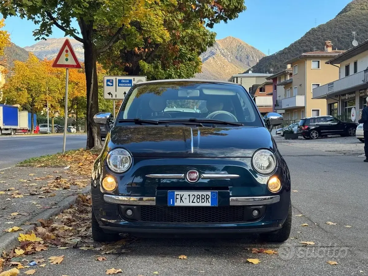Usata Fiat 500C 69 CV (50 kW) 2013 Blu Cabrio