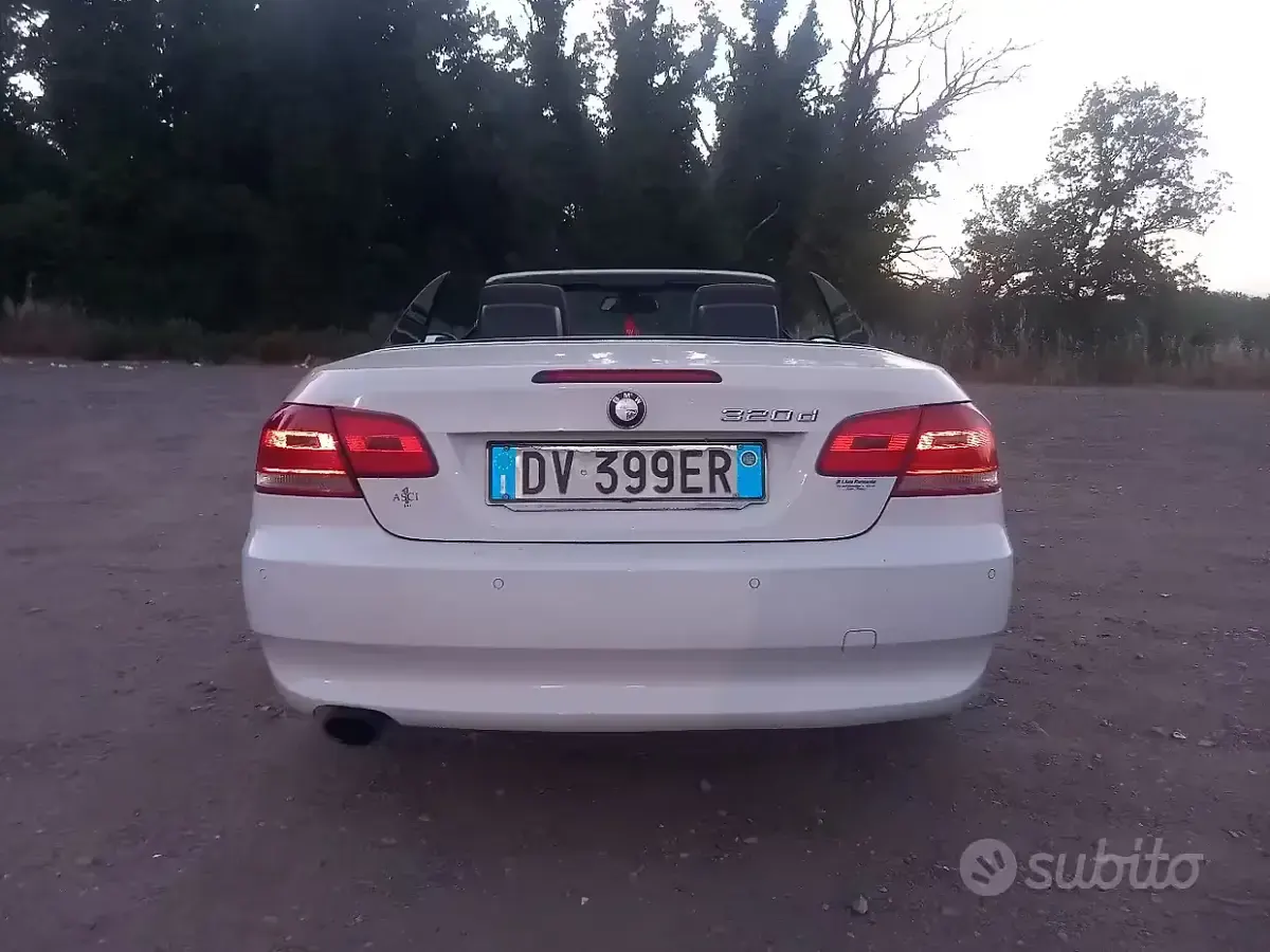 Usata BMW 320 Cabriolet 177 CV (130 kW) 2009 Bianco Cabrio