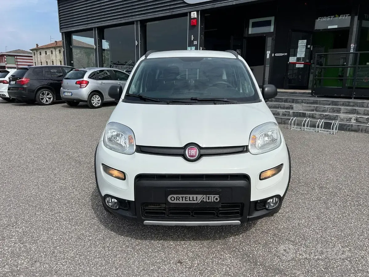 Usata Fiat Panda 4x4 S 95 CV (69 kW) 2018 Bianco Utilitaria