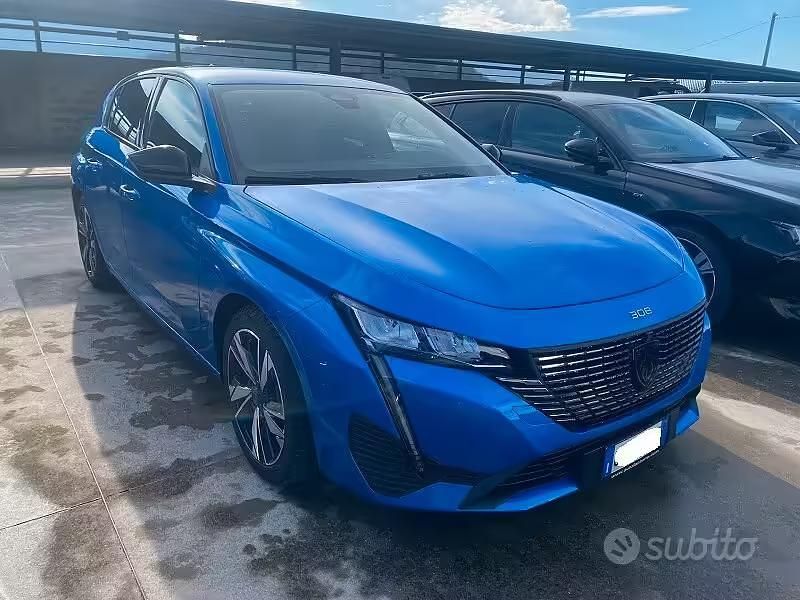 Usata Peugeot 308 Allure 131 CV (96 kW) 2022 Blu Berlina
