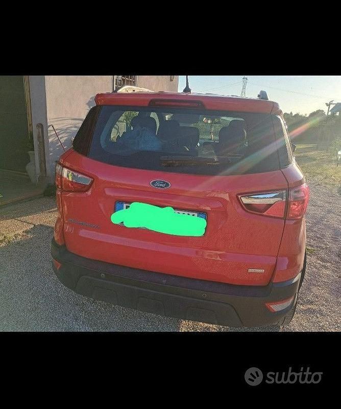Usata Ford Ecosport 100 CV (73 kW) 2018 Rosso SUV