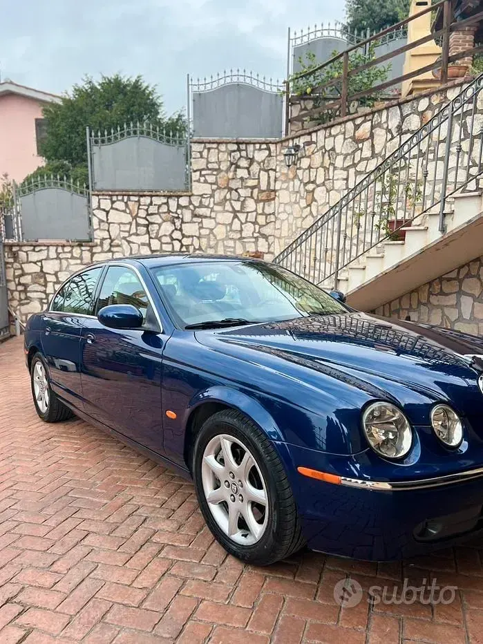 Usata Jaguar S-Type S 207 CV (152 kW) 2004 Blu Berlina