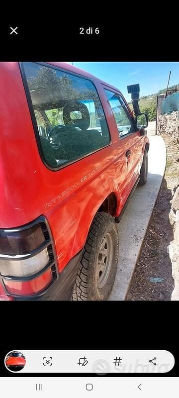 Usata Mitsubishi Pajero 1996 Rosso SUV