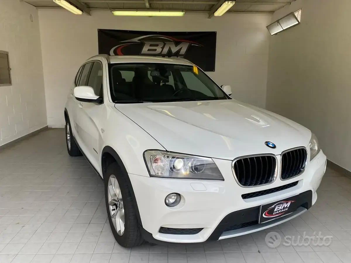 Usata BMW X3 Efficient Dynamics 184 CV (135 kW) 2014 Bianco SUV