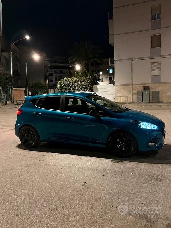 Usata Ford Fiesta ST-Line 86 CV (63 kW) 2019 Verde Berlina