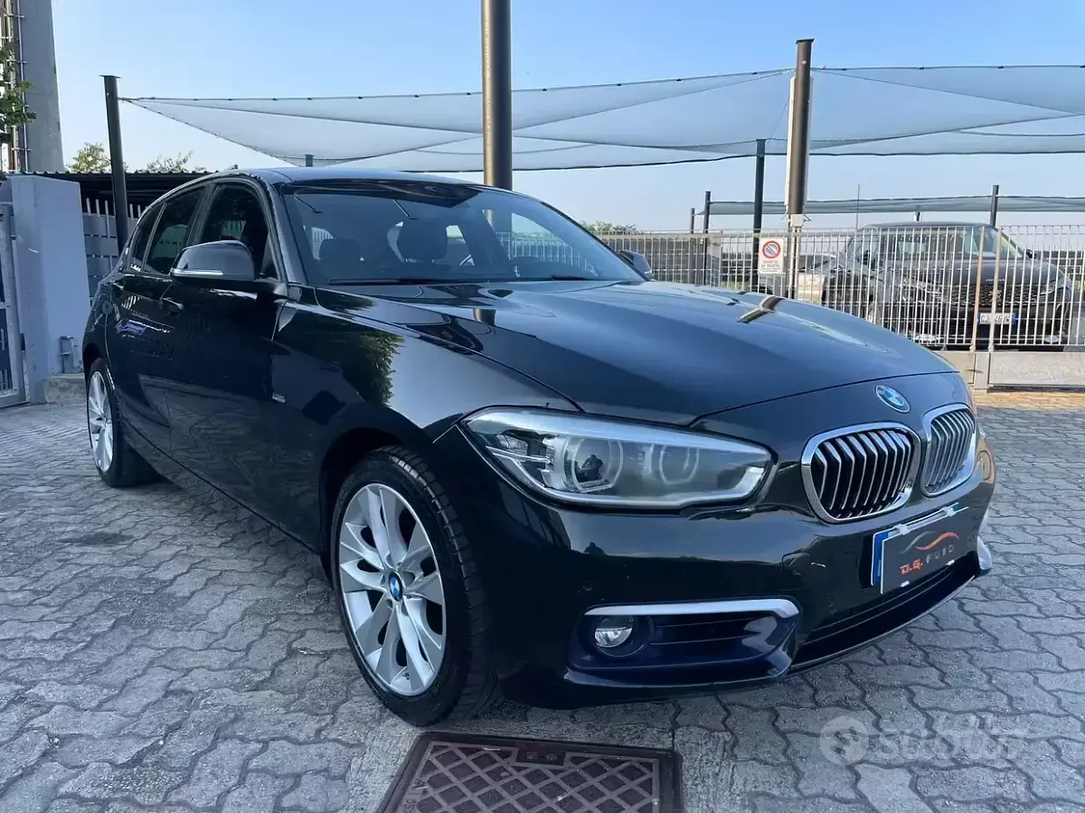 Usata BMW 118 150 CV (110 kW) 2017 Nero Berlina