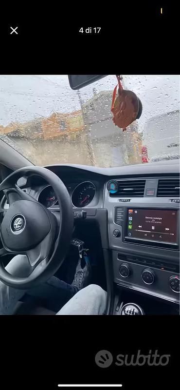 Usata VW Golf VII 90 CV (66 kW) 2016 Bianco Berlina