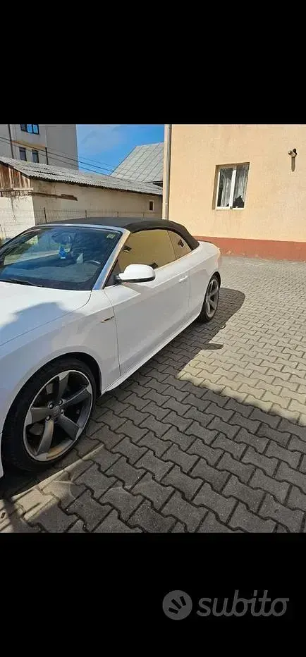 Usata Audi A5 Cabriolet S-Line 2012 Bianco Cabrio