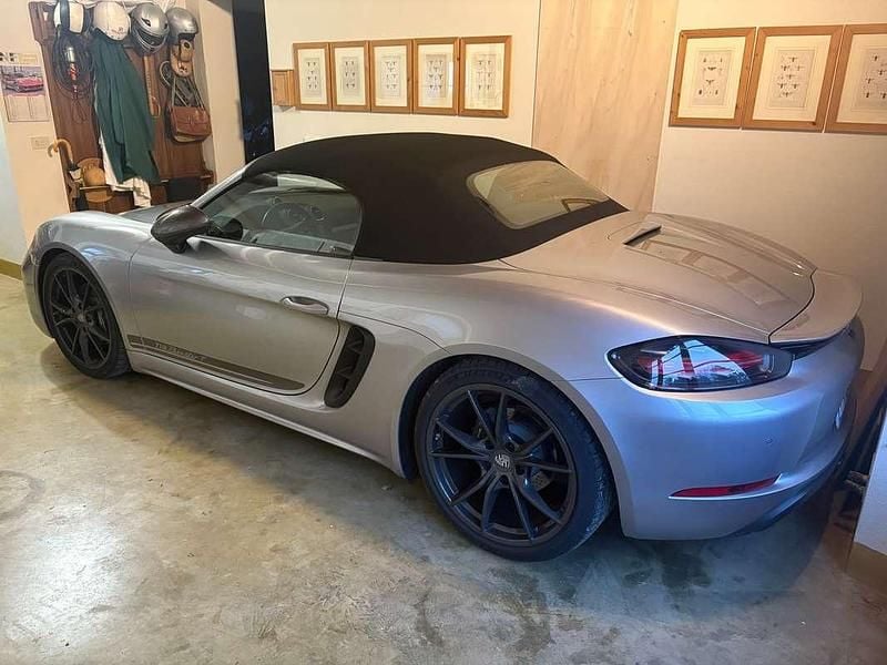 Usata Porsche 718 Boxster T 300 CV (220 kW) 2019 Argento Cabrio