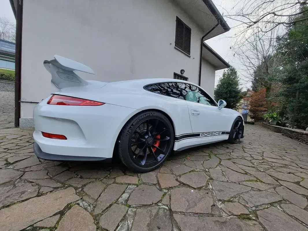Usata Porsche 991 476 CV (350 kW) 2015 Bianco Coupé