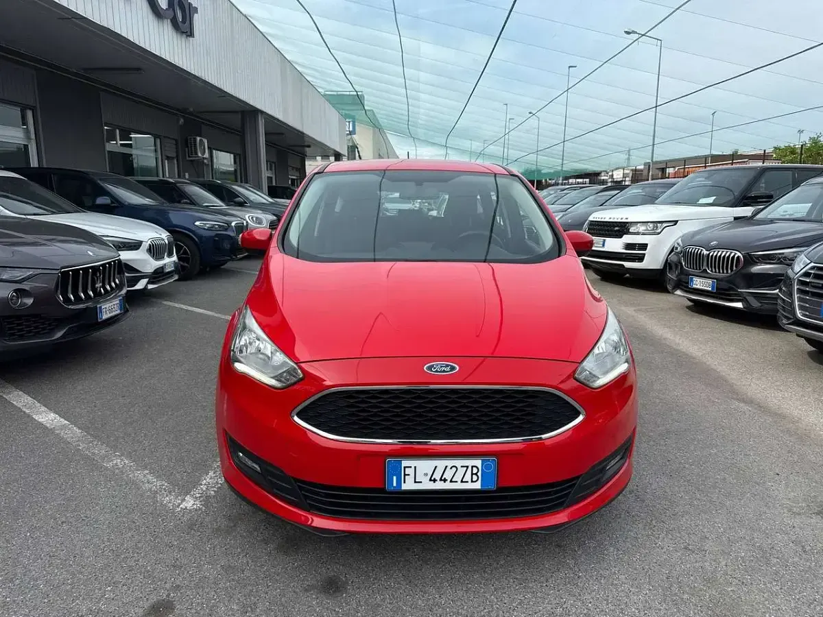 Usata Ford C-MAX 95 CV (69 kW) 2017 Rosso Monovolume