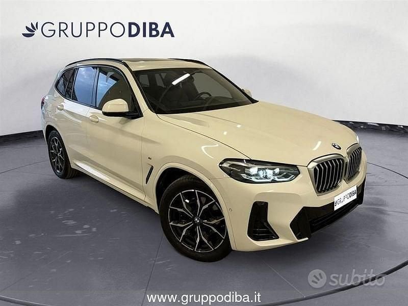 Usata BMW X3 M Sport 190 CV (139 kW) 2022 Bianco SUV
