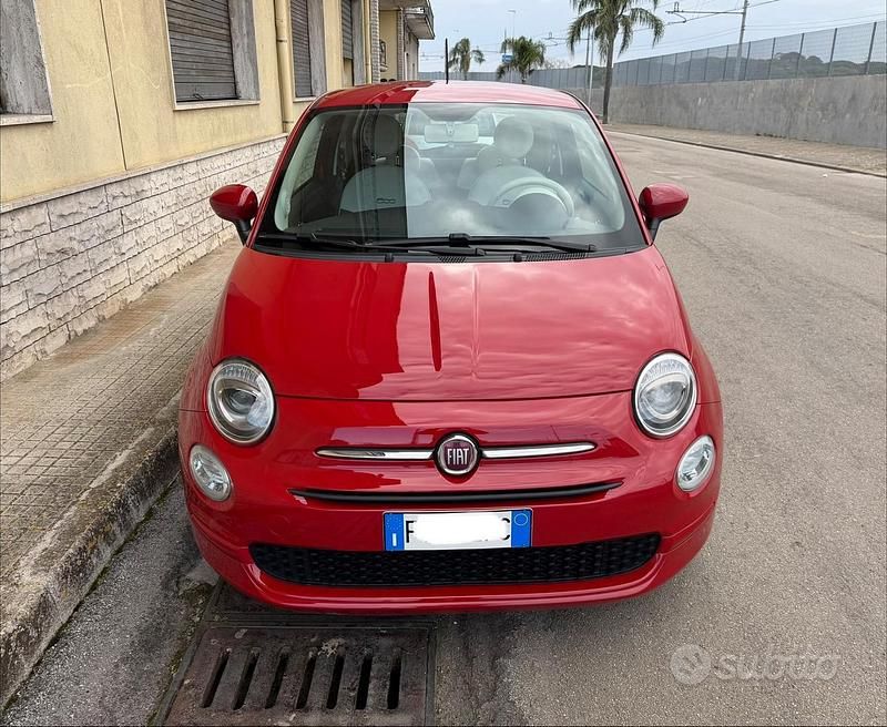 Usata Fiat 500 Lounge 69 CV (50 kW) 2019 Rosso Berlina