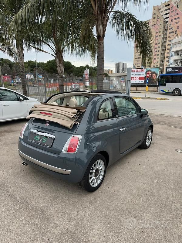 Usata Fiat 500C 69 CV (50 kW) 2013 Grigio Cabrio