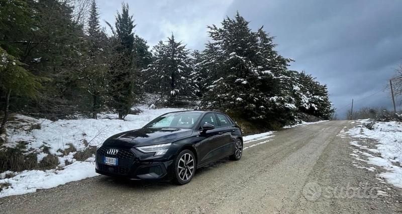 Usata Audi A3 116 CV (85 kW) 2021 Nero Berlina