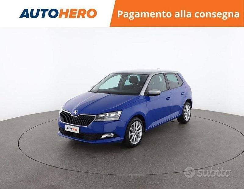 Usata Skoda Fabia 60 CV (44 kW) 2019 Blu Berlina