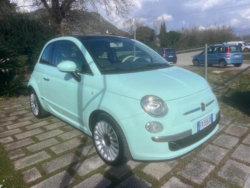 Usata Fiat 500 Lounge 95 CV (69 kW) 2015 Verde Berlina