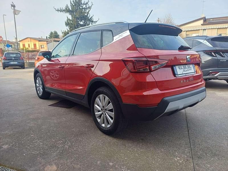 Usata Seat Arona XCELLENCE 90 CV (66 kW) 2019 Rosso tetto nero SUV