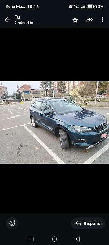 Usata Seat Ateca XCELLENCE 116 CV (85 kW) 2019 Blu/azzurro SUV