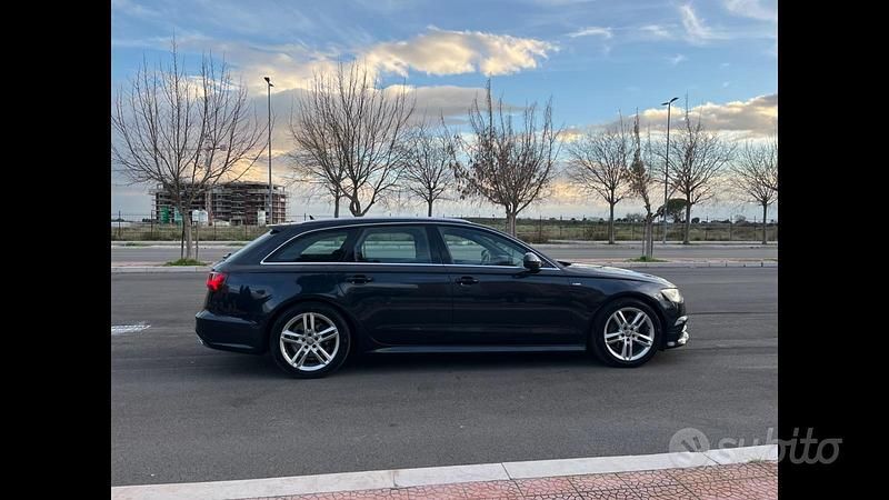 Usata Audi A6 S-Line 190 CV (139 kW) 2016 Blu Station wagon