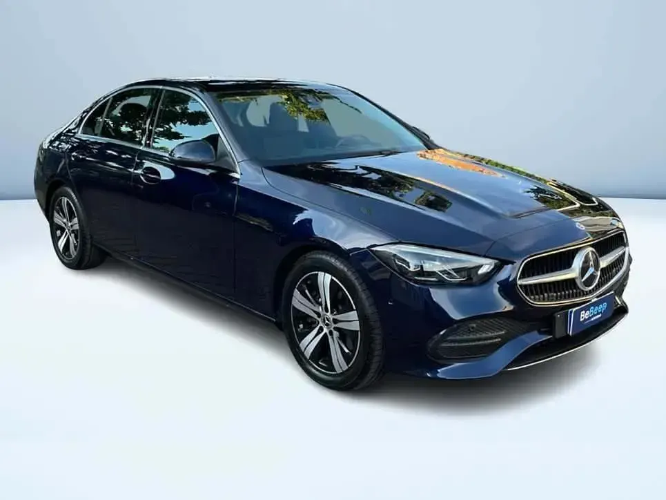 Usata Mercedes C200 163 CV (119 kW) 2022 Blu Berlina