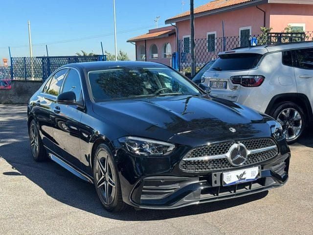 Usata Mercedes C200 AMG Line Premium 163 CV (119 kW) 2023 Nero Berlina