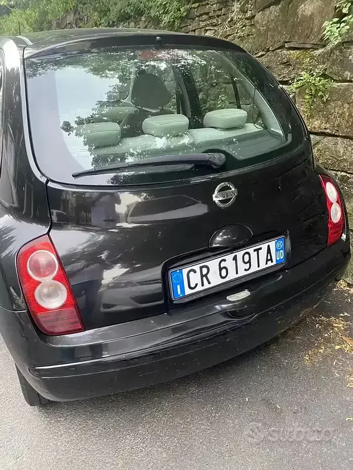 Usata Nissan Micra 88 CV (64 kW) 2005 Nero Berlina