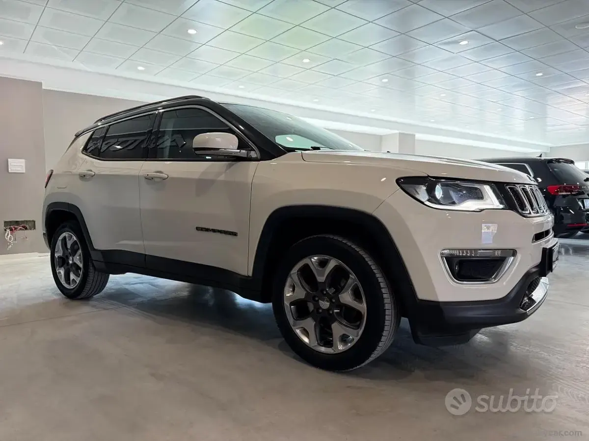 Usata Jeep Compass Limited 170 CV (125 kW) 2018 Bianco SUV