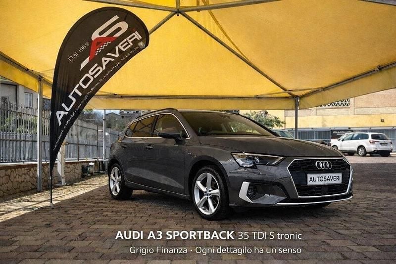 Usata Audi A3 150 CV (110 kW) 2021 Grigio Berlina