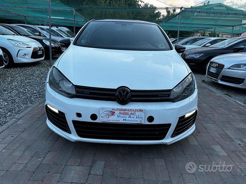 Usata VW Golf VII R 309 CV (227 kW) 2012 Bianco Berlina
