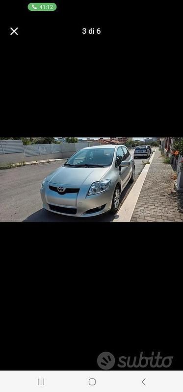 Usata Toyota Auris 90 CV (66 kW) 2008 Grigio Utilitaria