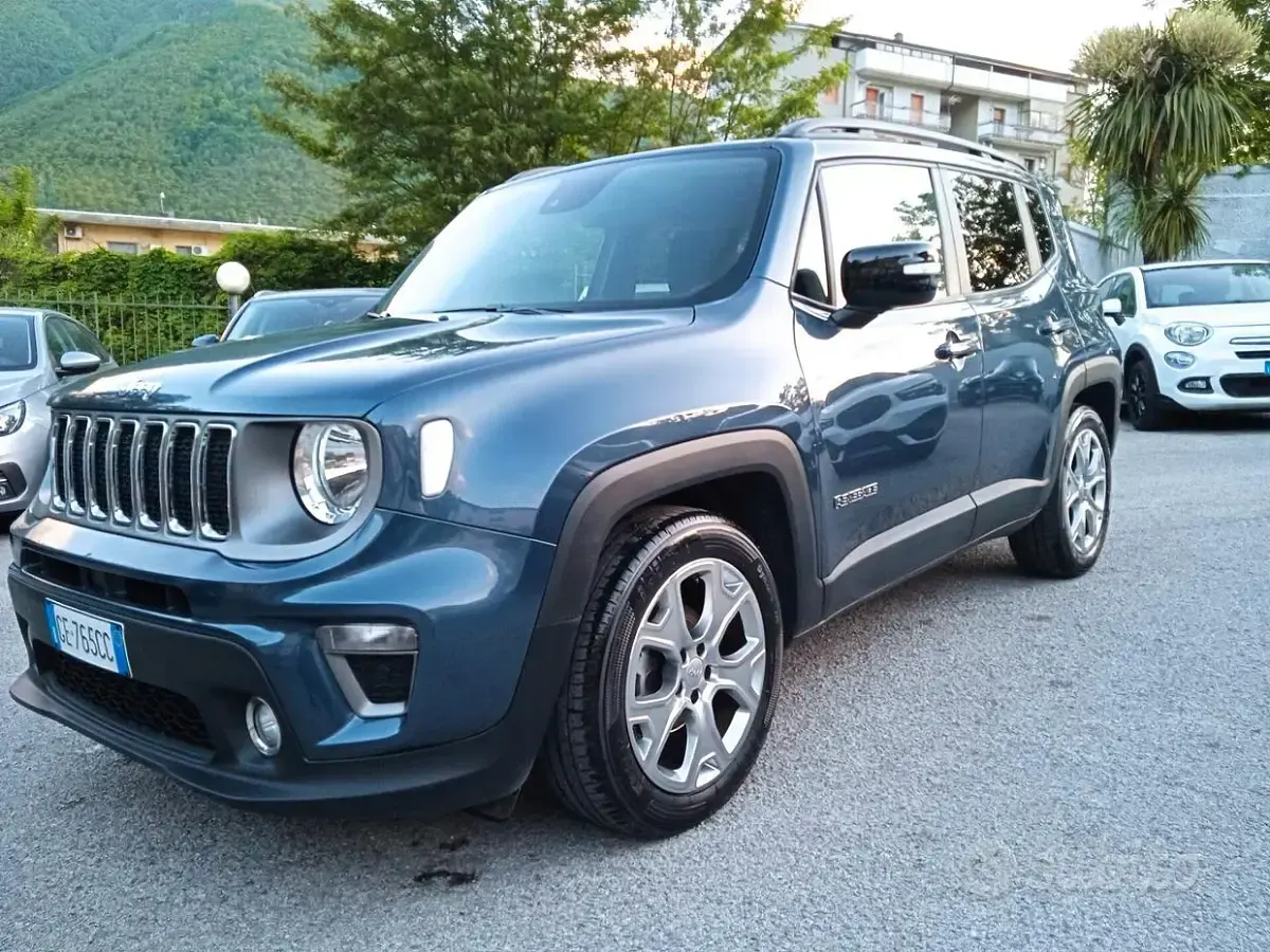 Usata Jeep Renegade Limited 131 CV (96 kW) 2021 Blu SUV