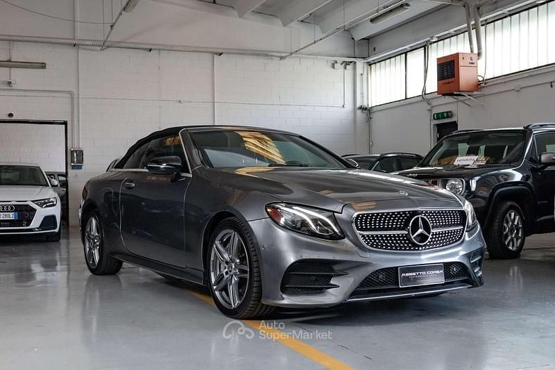 Usata Mercedes E400 Premium Plus 333 CV (244 kW) 2018 Antracite Cabrio