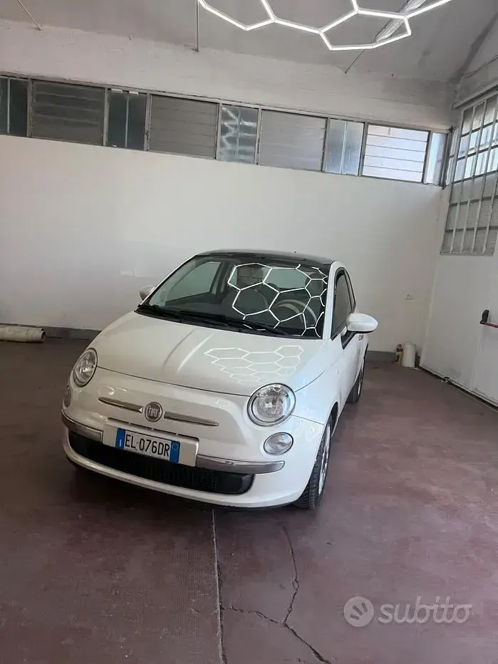 Usata Fiat 500 Lounge 69 CV (50 kW) 2011 Bianco Berlina