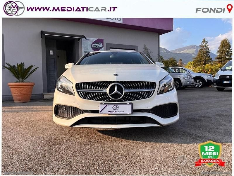 Usata Mercedes A180 Premium 116 CV (85 kW) 2018 Bianco Berlina
