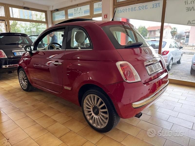 Usata Fiat 500 69 CV (50 kW) 2010 Rosso Berlina