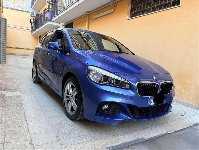 Usata BMW 218 Active Tourer M Sport 150 CV (110 kW) 2017 Blu/azzurro Monovolume