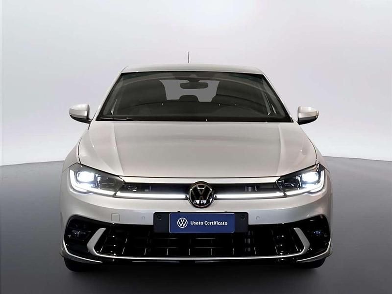 Usata VW Polo R-line 95 CV (69 kW) 2024 Reflex silver metallizzato Utilitaria