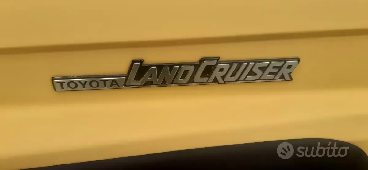 Usata Toyota Land Cruiser 86 CV (63 kW) 1989 Giallo SUV